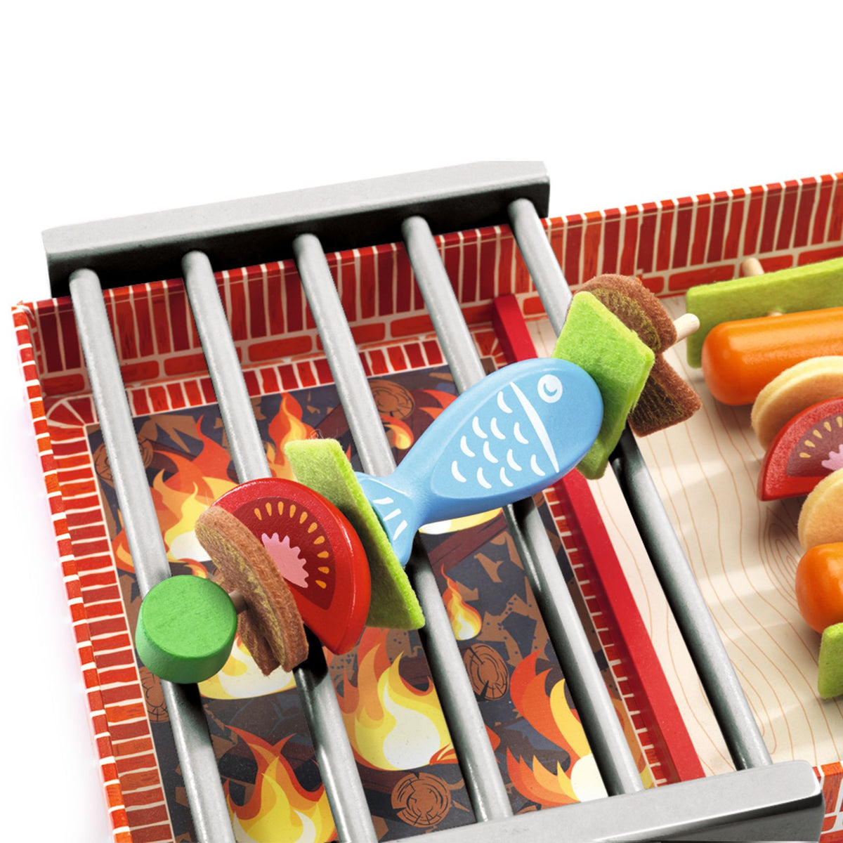 Djeco Joe and Max Grill Playset