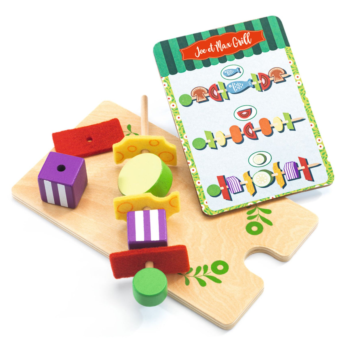 Djeco Joe and Max Grill Playset