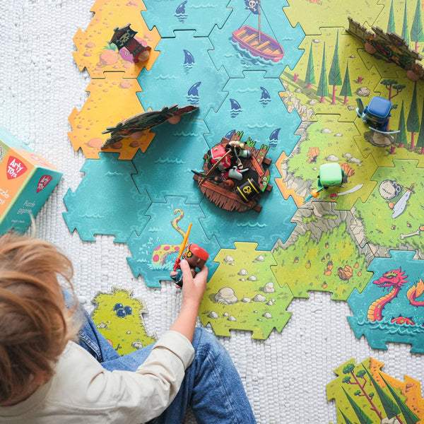 Djeco Art Toys Giant Puzzle - Battlefield