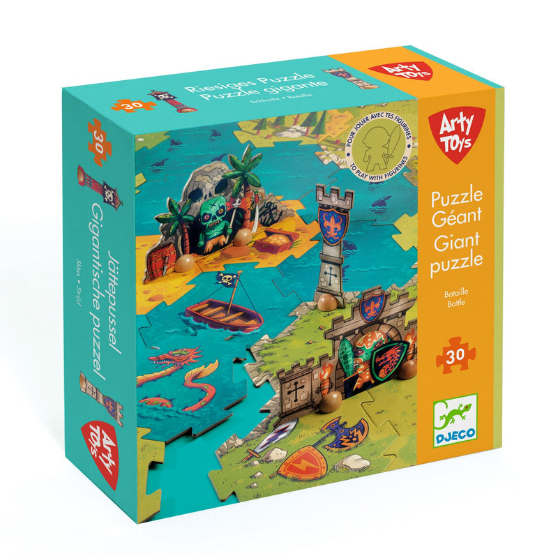 Djeco Art Toys Giant Puzzle - Battlefield