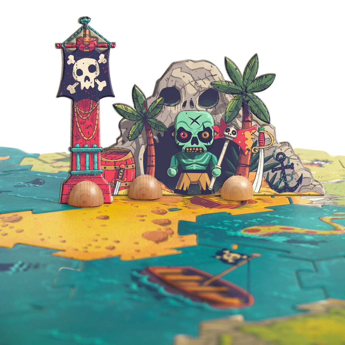 Djeco Art Toys Giant Puzzle - Battlefield