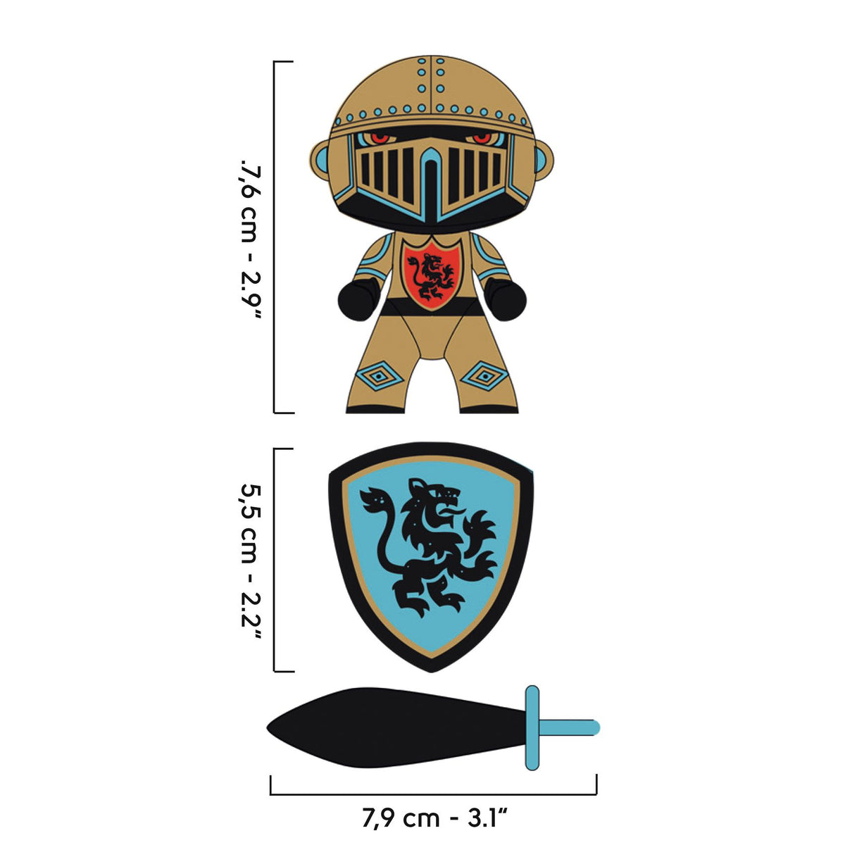 Djeco Knight Azur Arty Toy