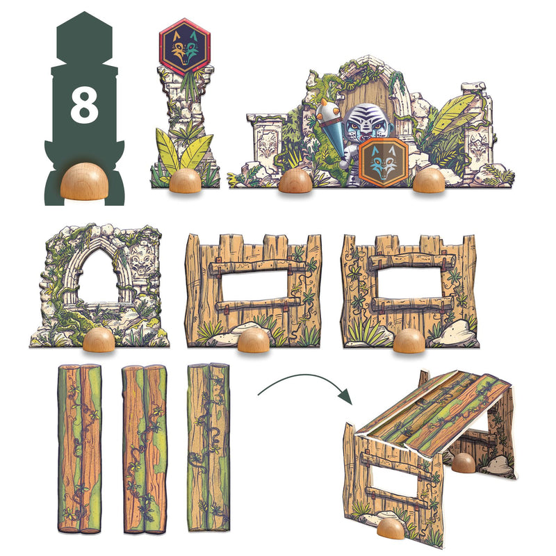 Djeco Art Toys Puzzle'Up - Voras Furious