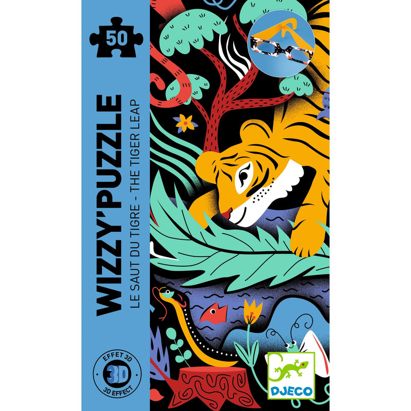 Djeco Wizzy Puzzle - The Tiger Leap 50pcs