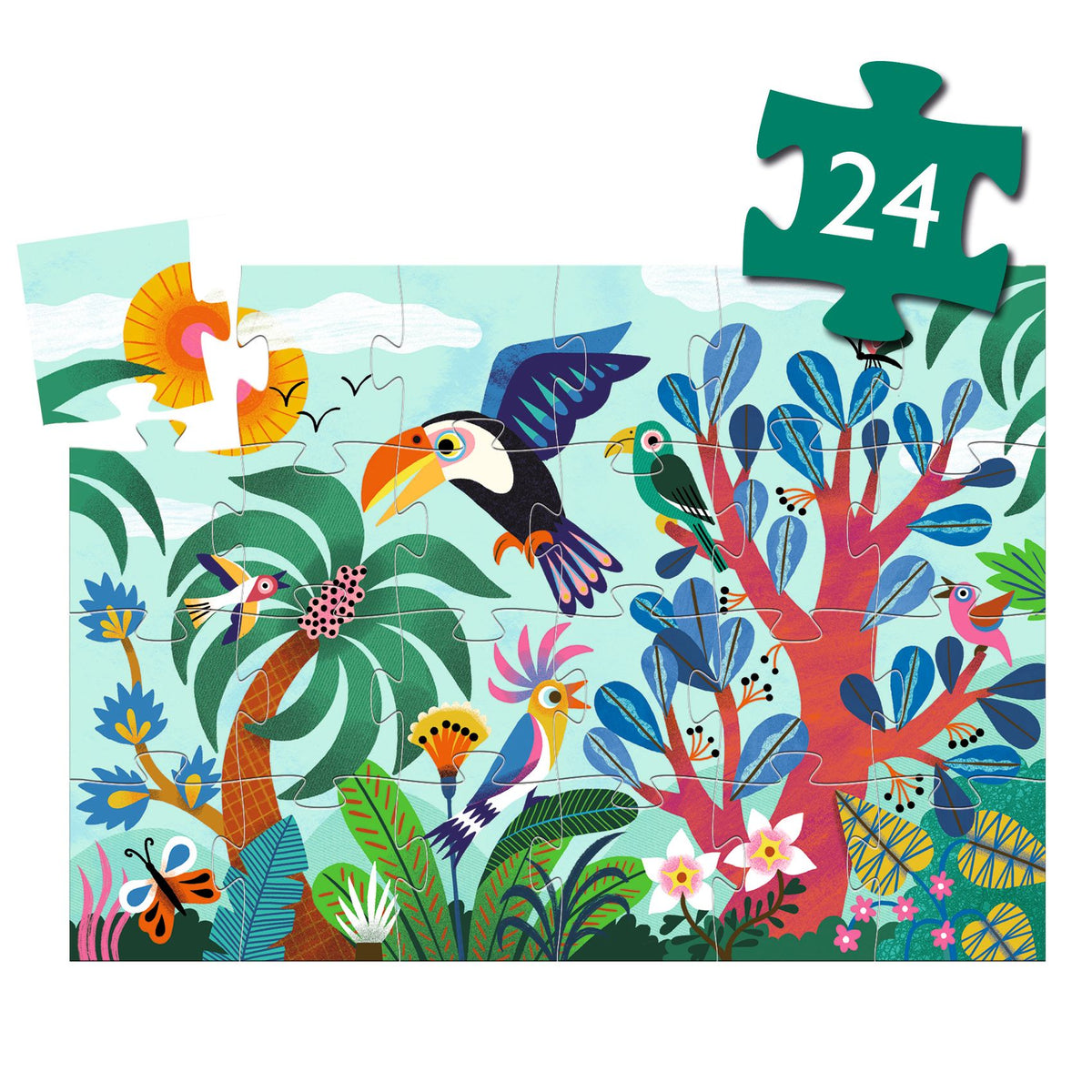 Djeco Coco The Toucan Silhouette Puzzle