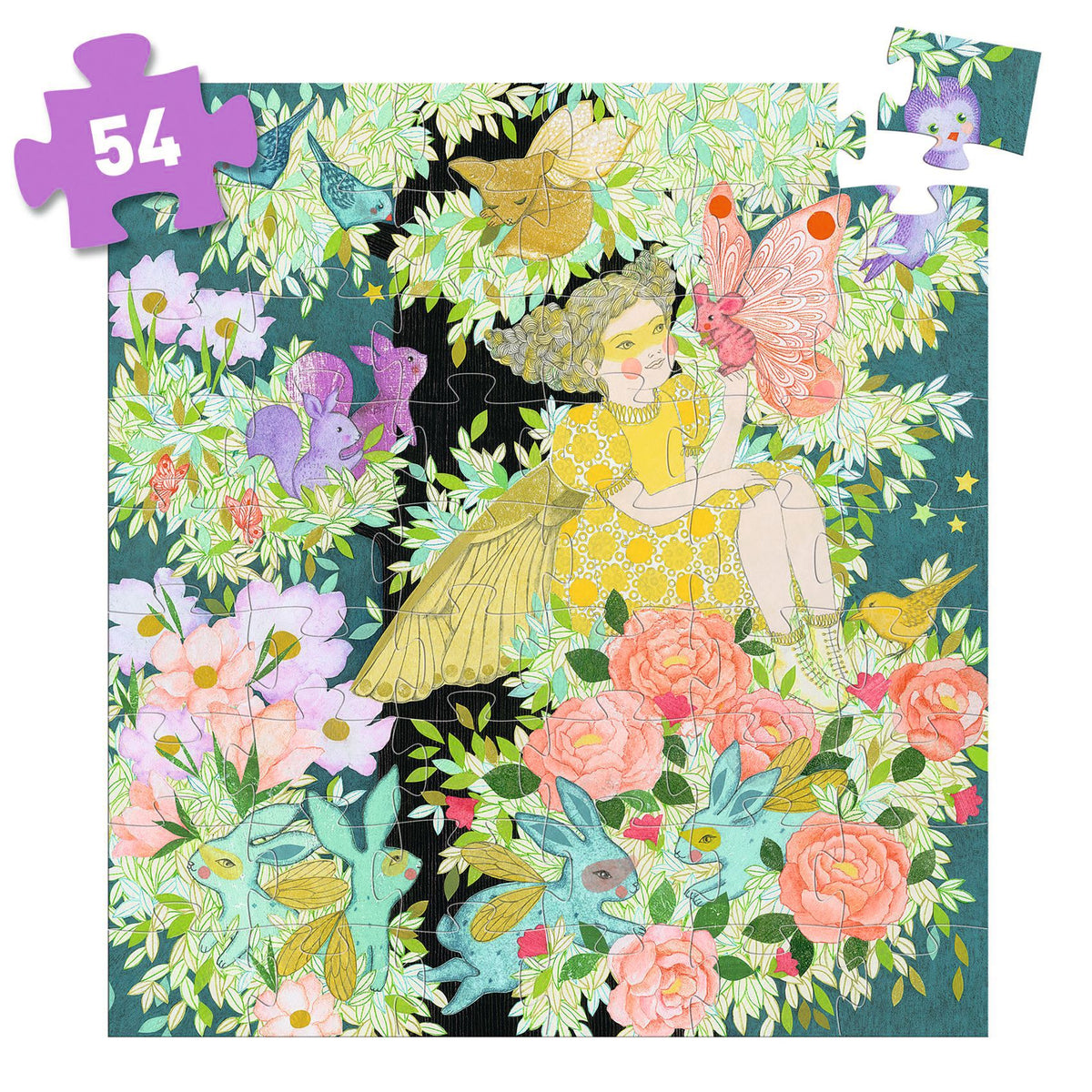Djeco Flora's Tree Silhouette Puzzle