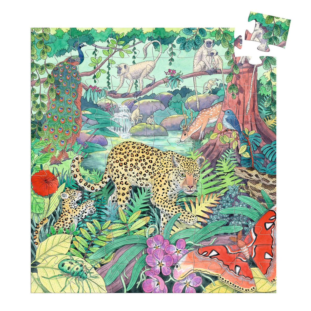 Djeco Indian Jungle Puzzle - 54 pcs