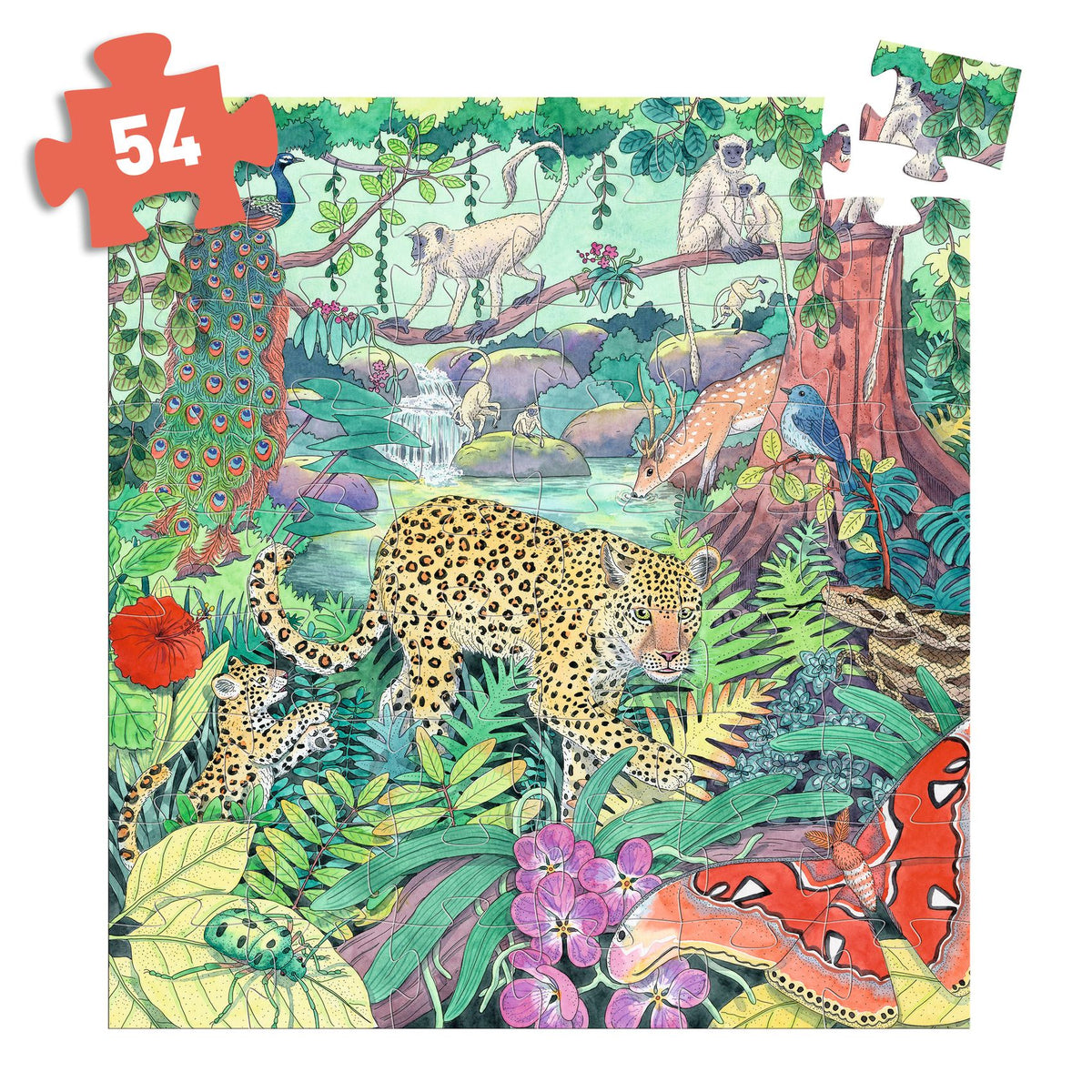 Djeco Indian Jungle Puzzle - 54 pcs