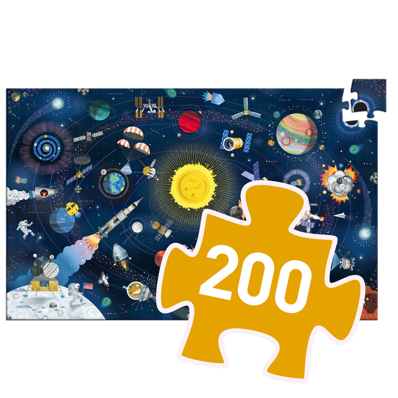 Djeco Space Observation Puzzle - 200pcs