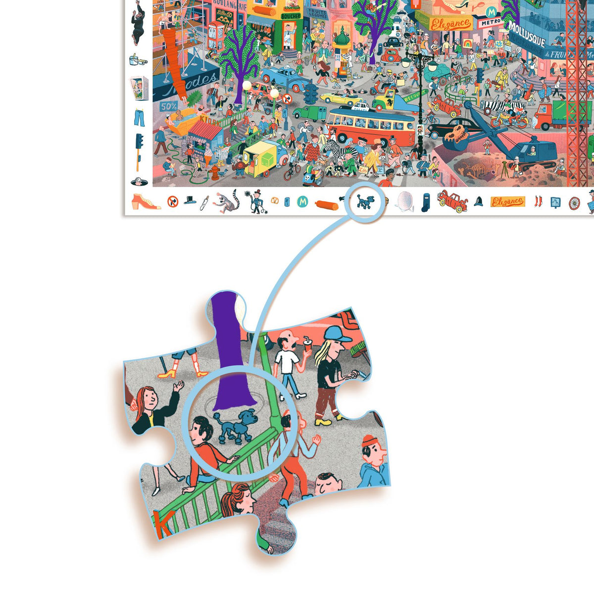Djeco The City Observation Puzzle - 200 Pieces