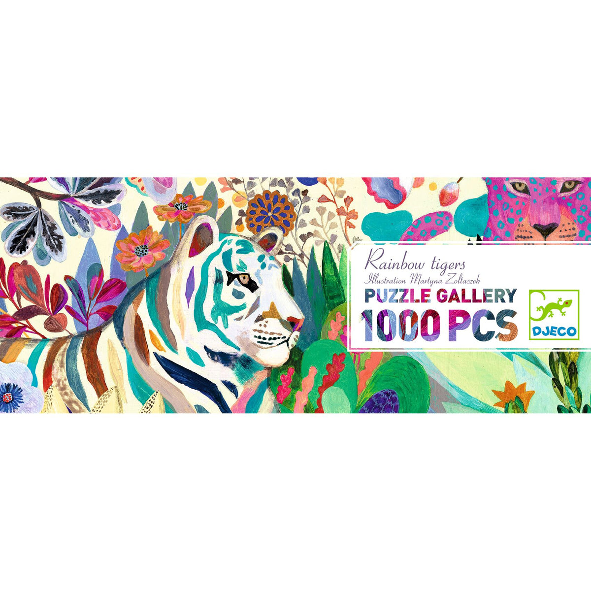 Djeco Rainbow Tigers Puzzle - 1000 Pieces