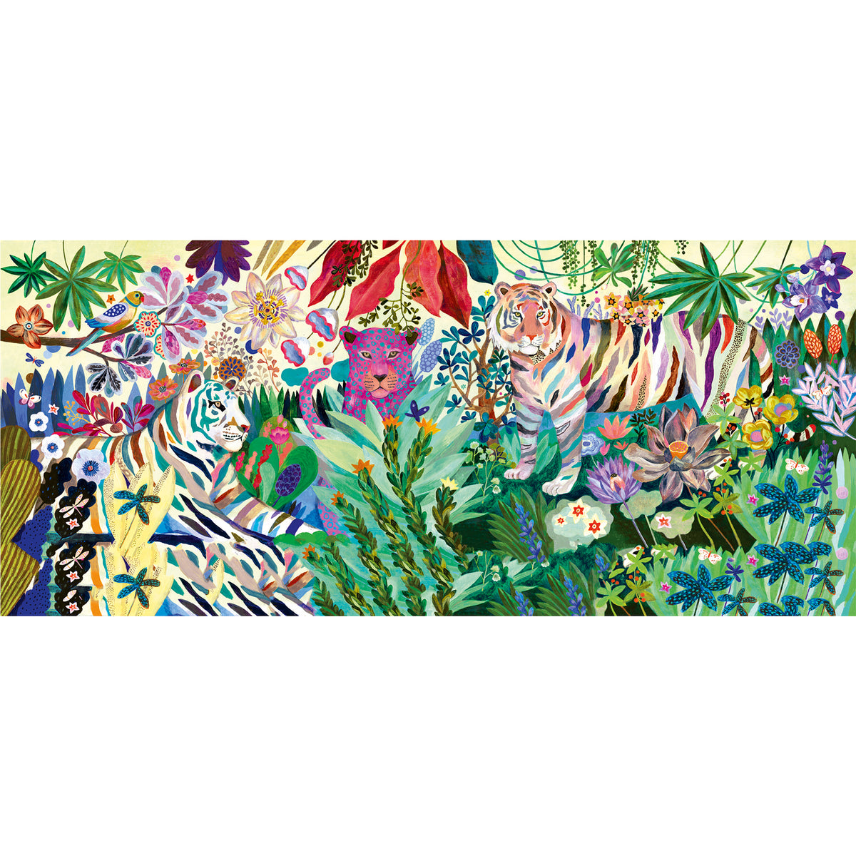 Djeco Rainbow Tigers Puzzle - 1000 Pieces