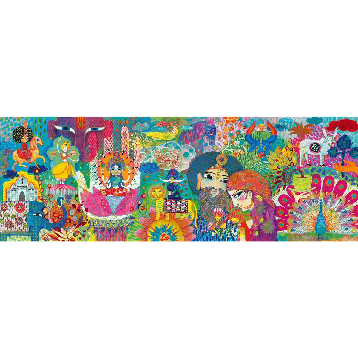 Djeco Magic India Puzzle - 1000 Pieces
