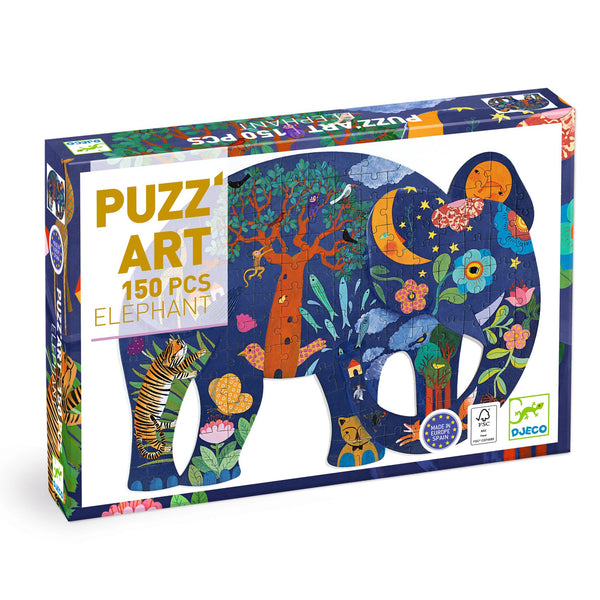 Djeco Elephant Art Puzzle - 150 Pieces