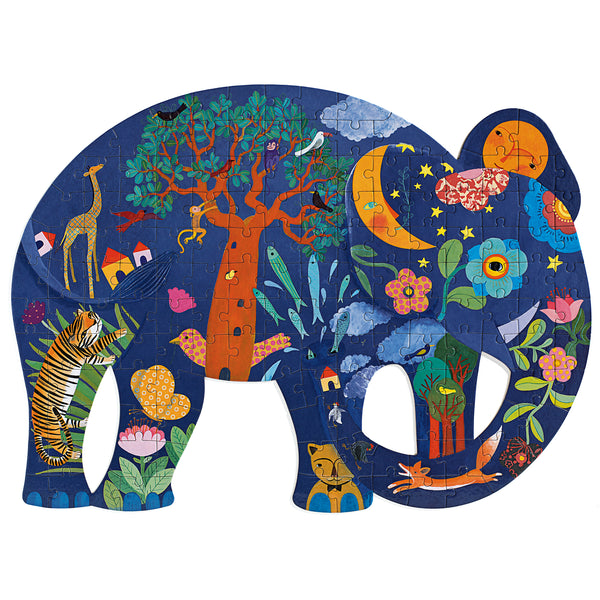 Djeco Elephant Art Puzzle - 150 Pieces