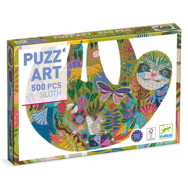 Djeco Sloth Art Puzzle - 500 Pieces