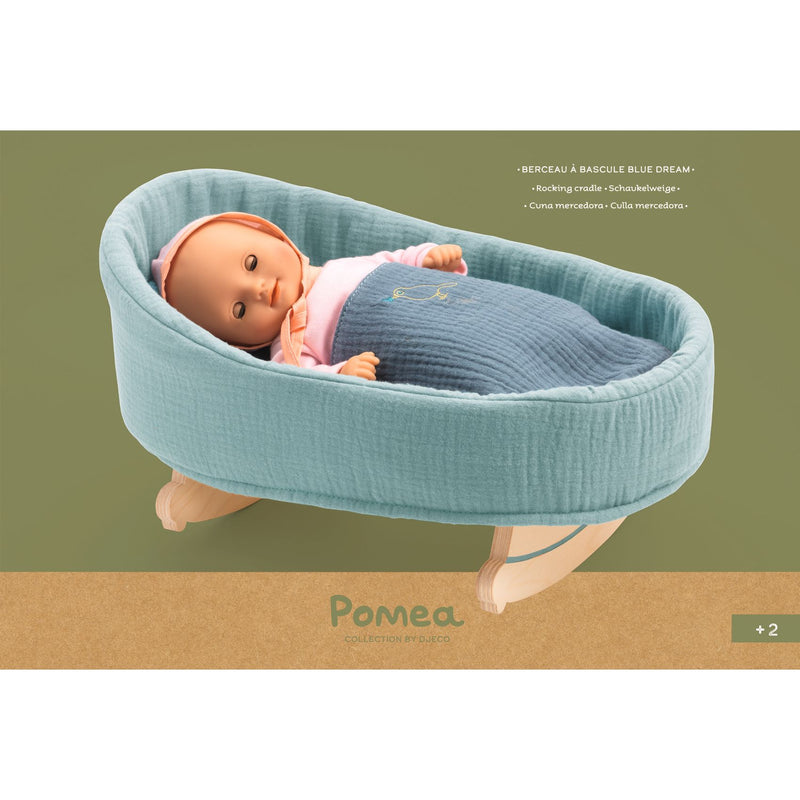 Pomea Dolls Cradle Rocking Cradle - Blue Dream