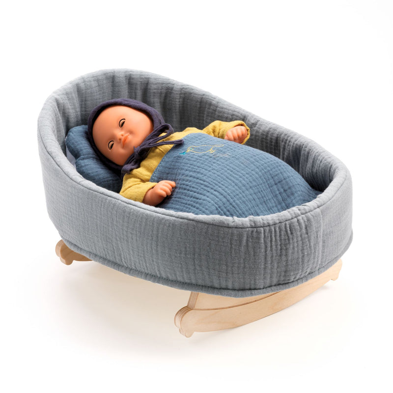 Pomea Dolls Cradle Rocking Cradle - Blue Dream