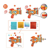 Djeco DIY Kosmic - 3 Token Launchers to Decorate