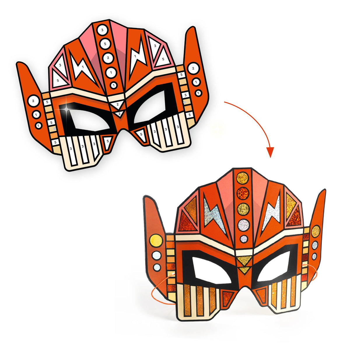 Djeco Diy Masks - Super Robots
