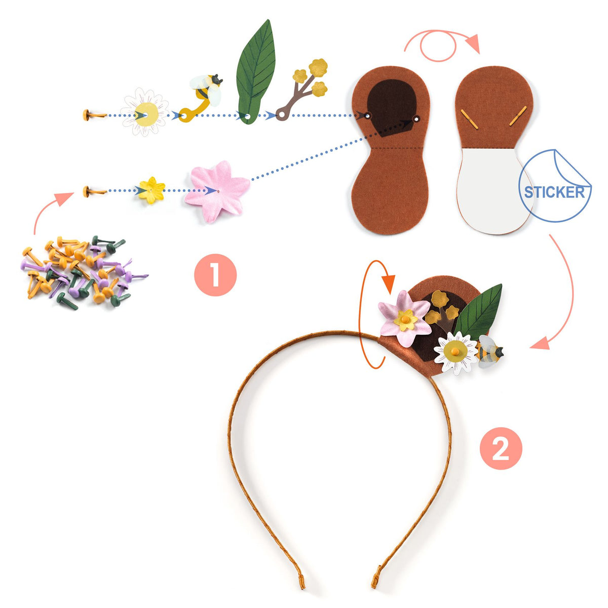 Djeco DIY Headbands to Create