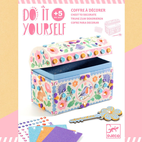 Djeco DIY Precious Treasure Chest to Decorate