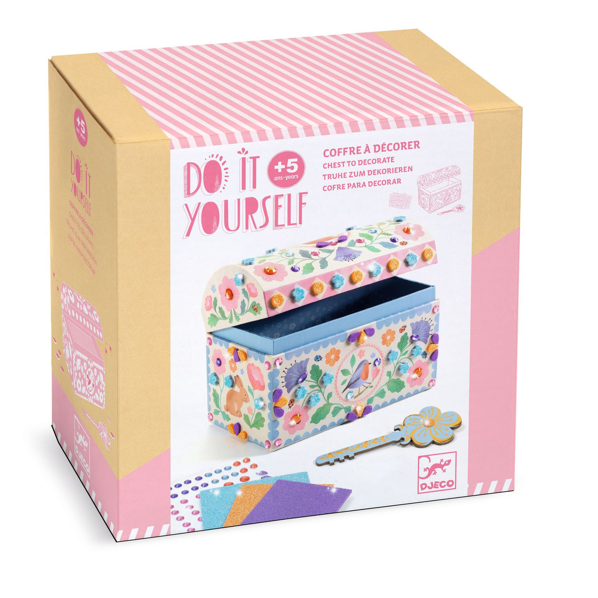 Djeco DIY Precious Treasure Chest to Decorate