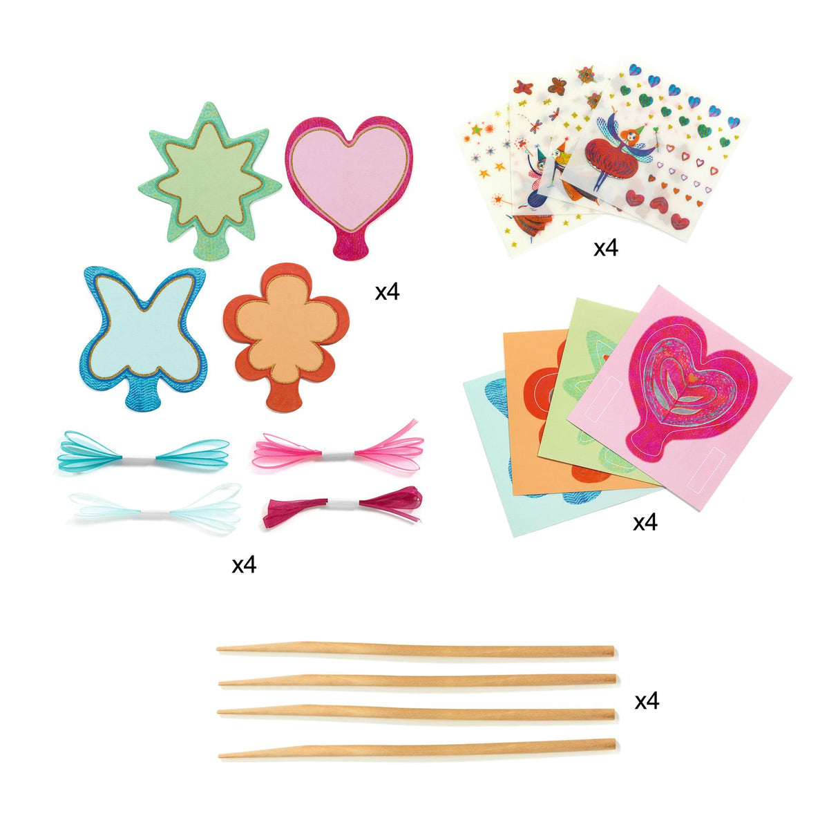 Djeco Diy Magic Wands - Little Fairies