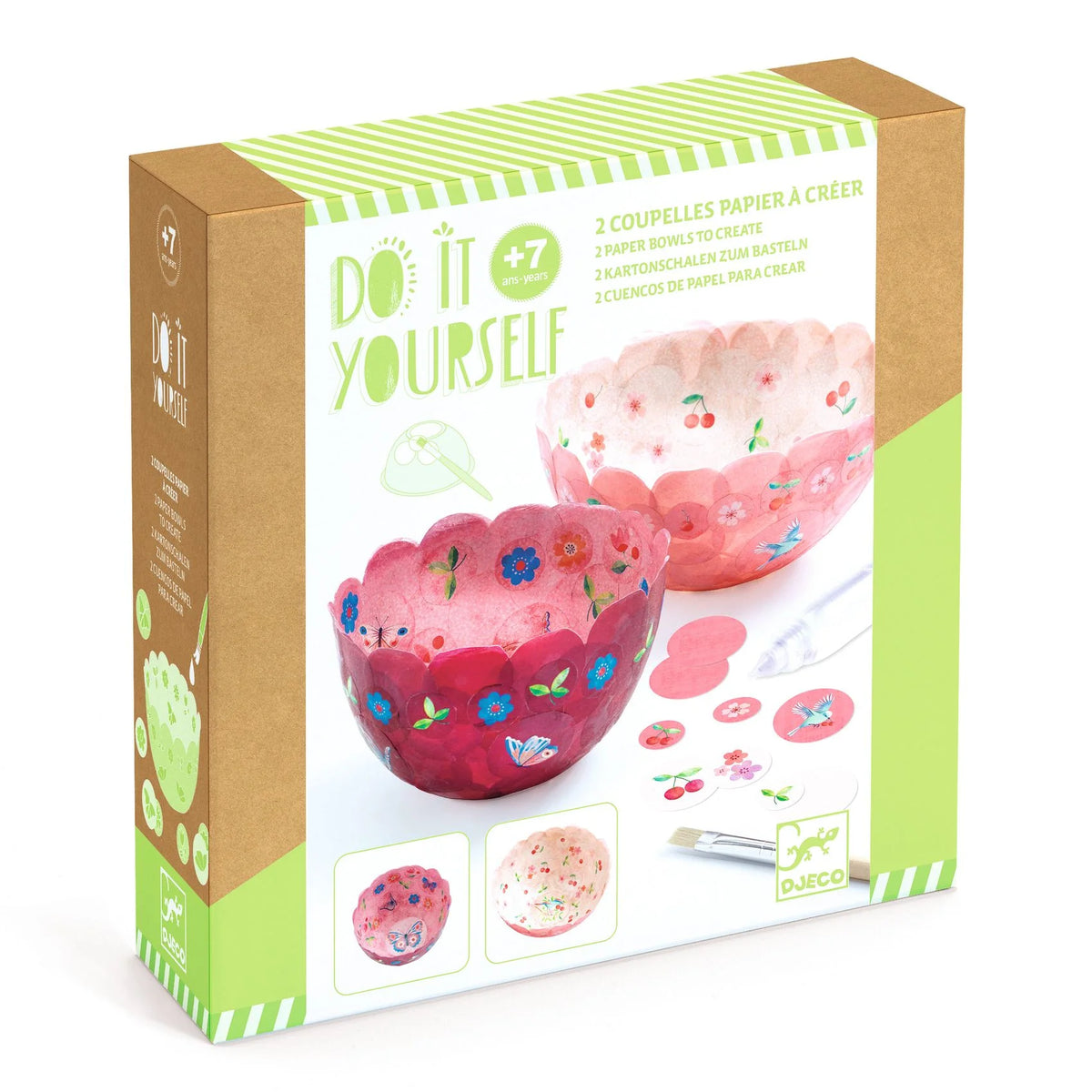 Djeco Do It Yourself - Paper Bowls to Create