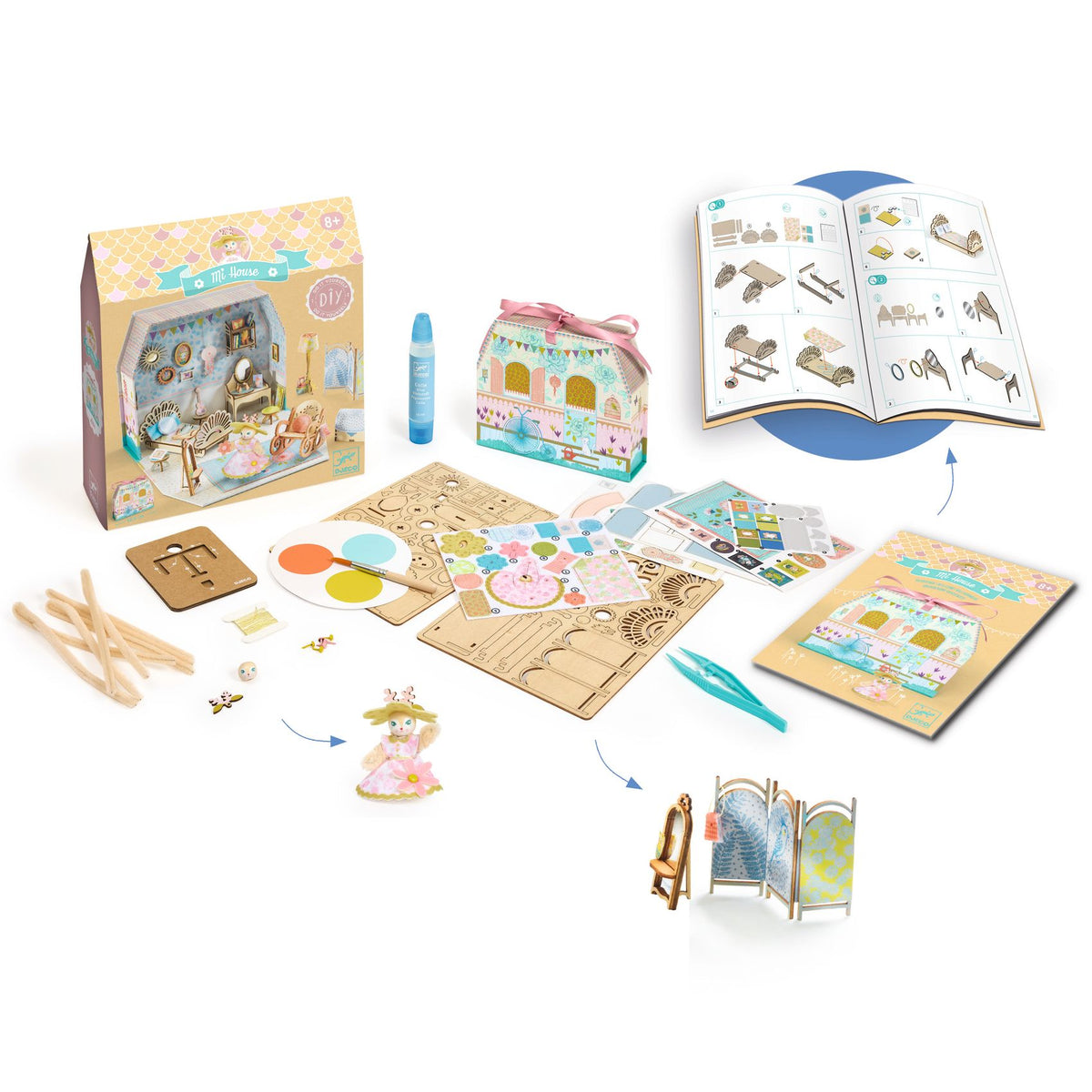 Djeco Mini Maison DIY - Mi House - Alba