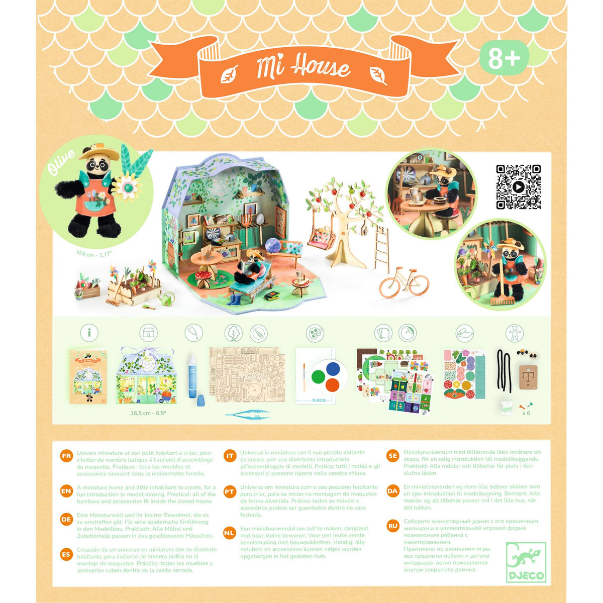 Djeco Mini Maison DIY - Mi House - Olive