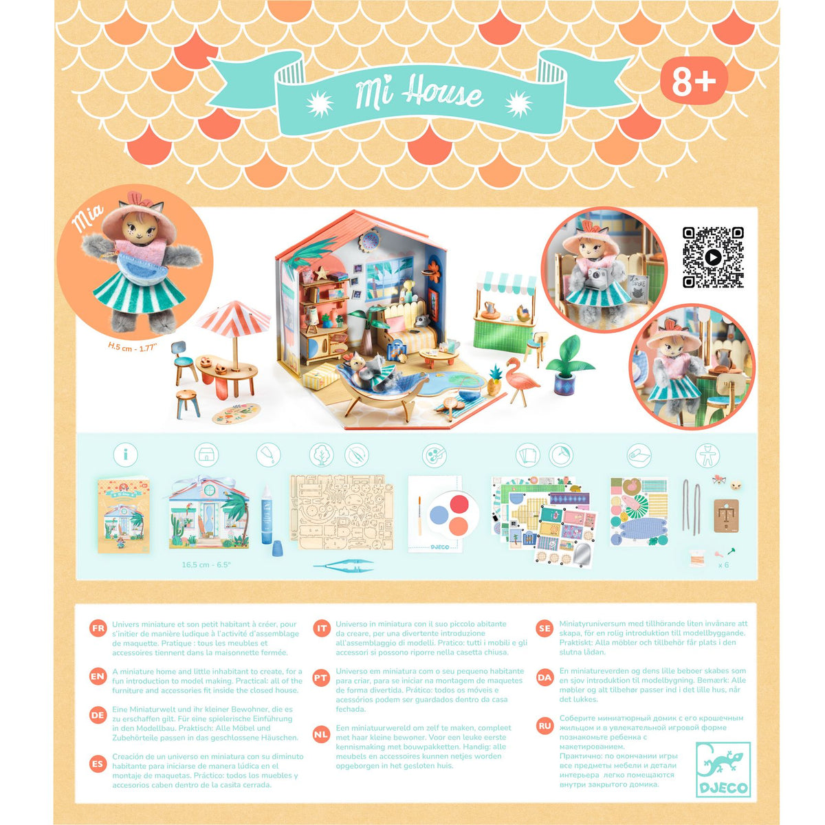 Djeco Mini Maison DIY - Mi House - Mia