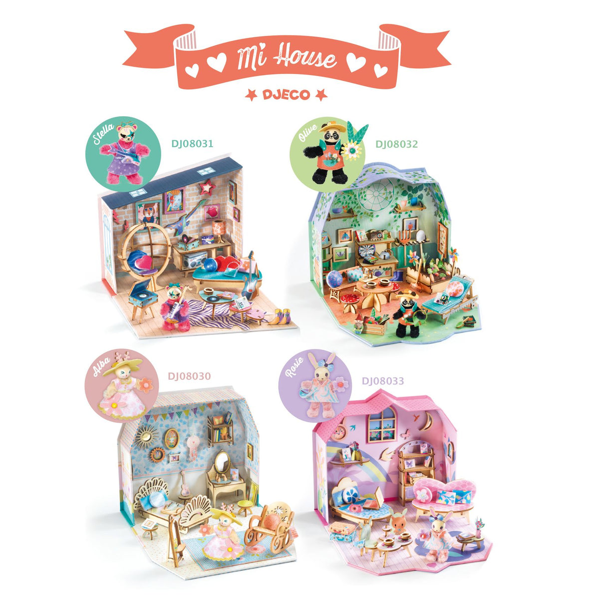 Djeco Mini Maison DIY - Mi House - Mia
