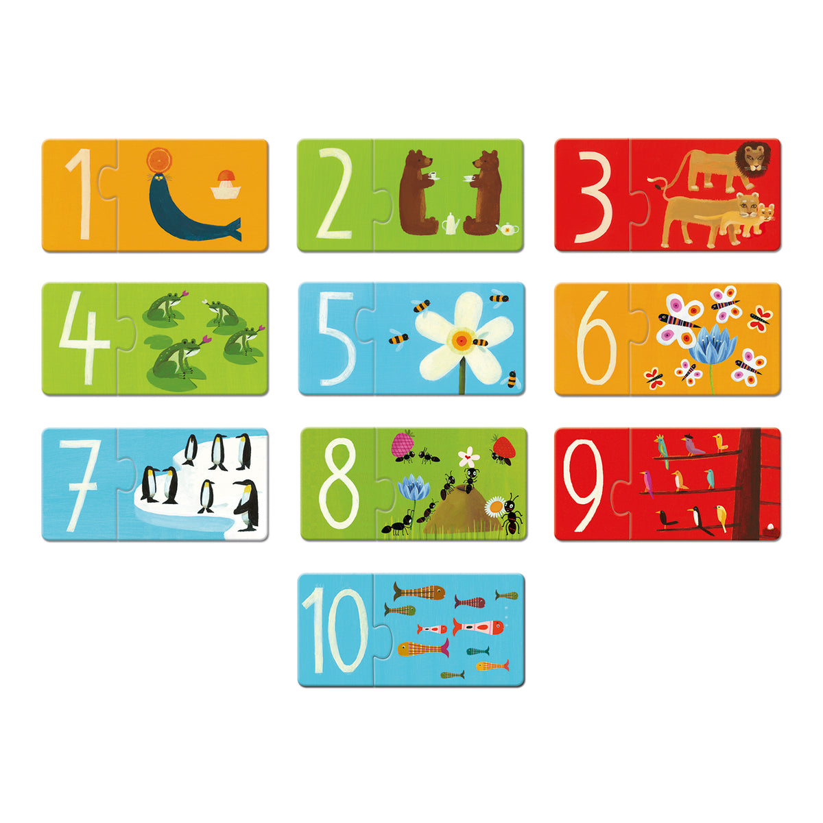 Djeco Puzzle Duo - Duo Numbers
