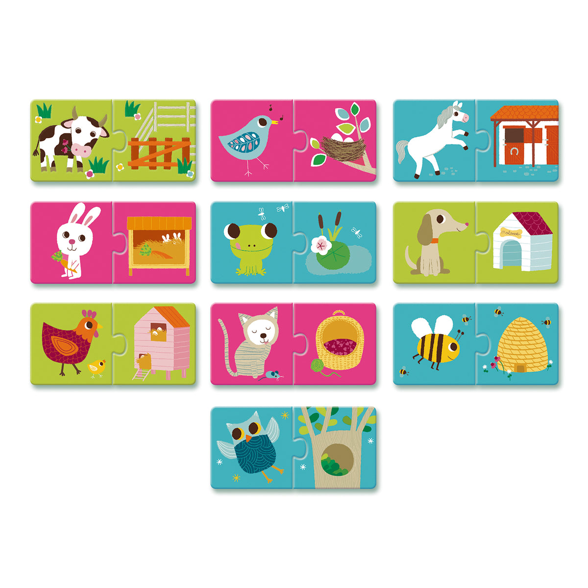 Djeco Puzzle Duo - Habitat