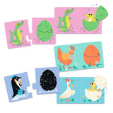 Djeco Puzzle Duo - Animals & the Egg