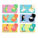 Djeco Puzzle Duo - Animals & the Egg