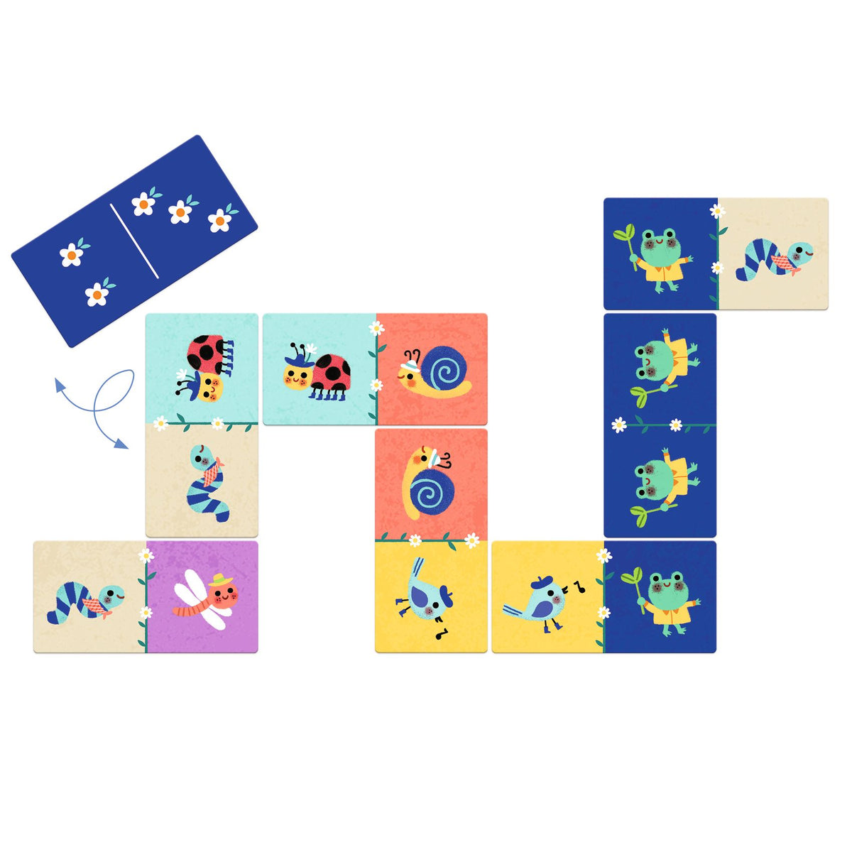 Djeco Games - Domino; Small Animals