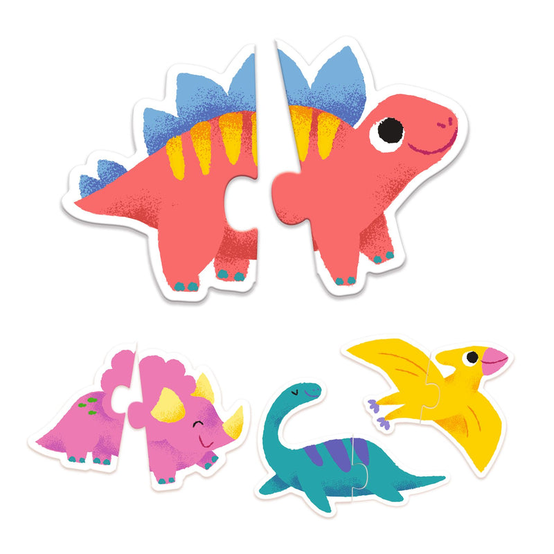 Djeco Puzzle Duo - Duo Dinos