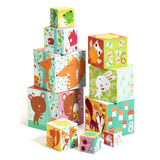 Djeco Blocks for Infants - 10 Forest Blocks