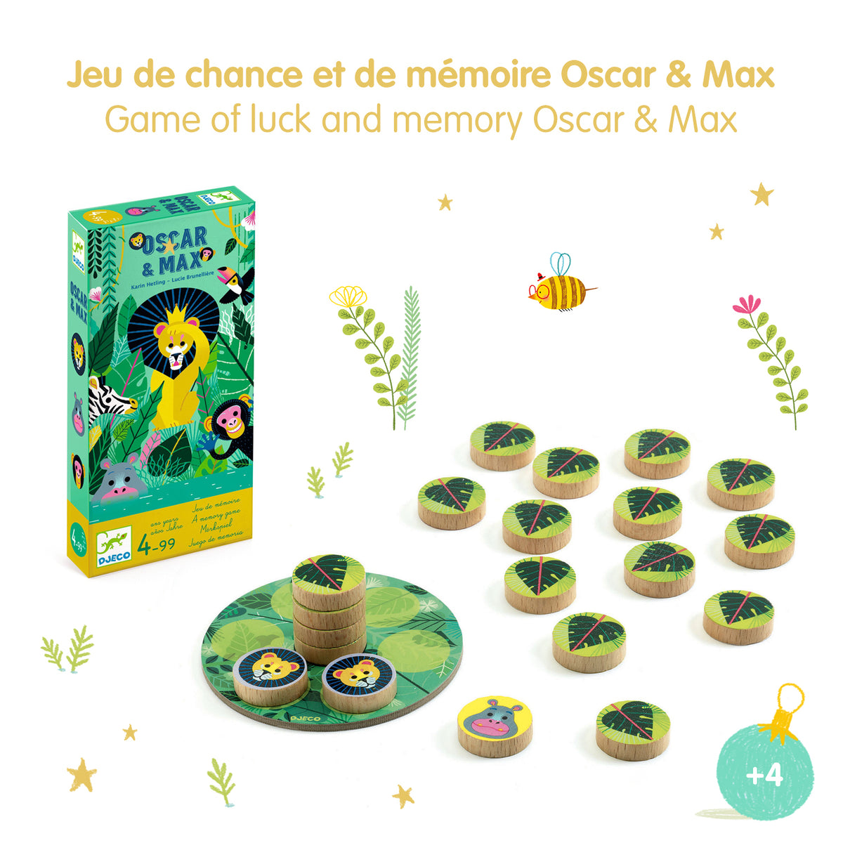 Djeco Oscar and Max Memory Game