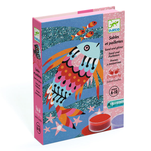 Djeco Sables & Paillettes - Fish Rainbows Sand Art