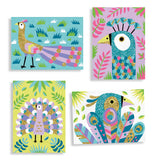 Djeco Sables & Paillettes - Dazzling Birds Sand & Glitter Art