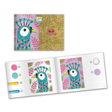 Djeco Sables & Paillettes - Dazzling Birds Sand & Glitter Art