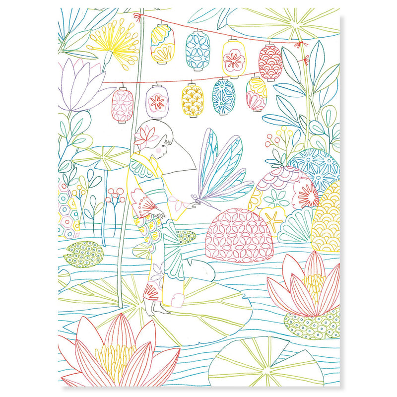 Djeco Colouring Gallery - Japan