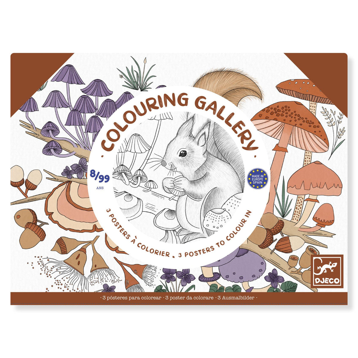 Djeco Colouring Gallery - Naturalist
