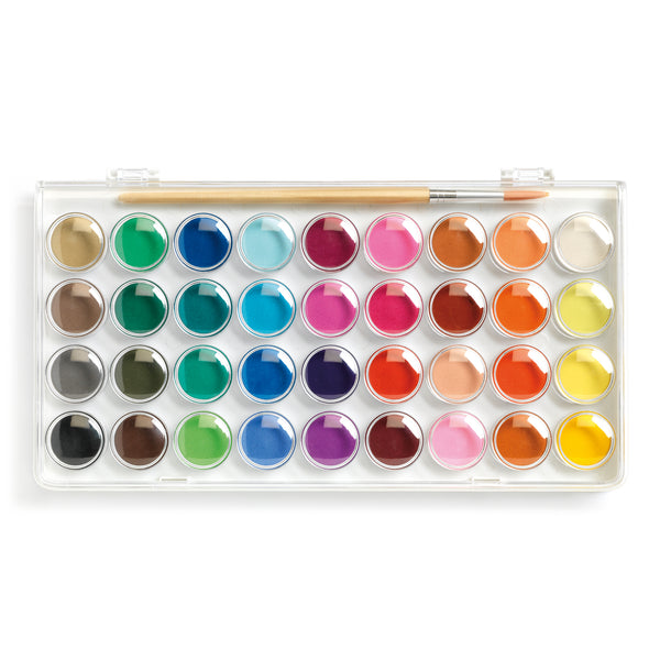 Djeco Colours - 36 Watercolour Cakes