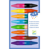 Djeco Colours - 8 Twin Crayons