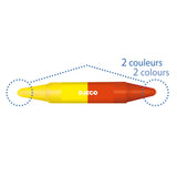 Djeco Colours - 8 Twin Crayons