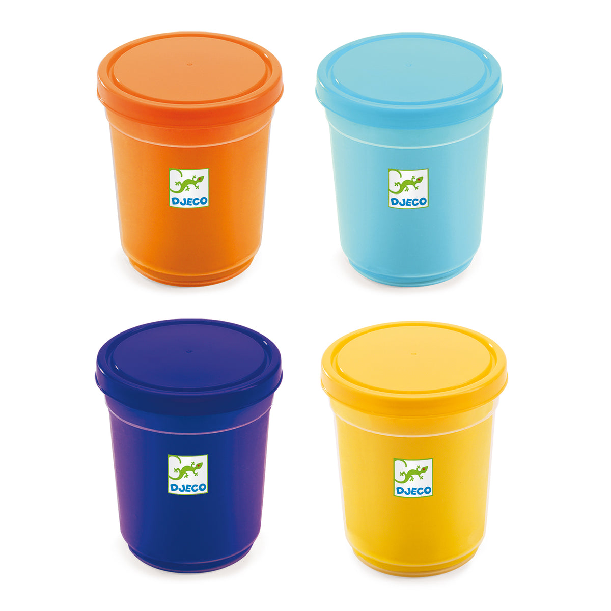 Djeco 4 Pack Of Play Dough - Nature Colours